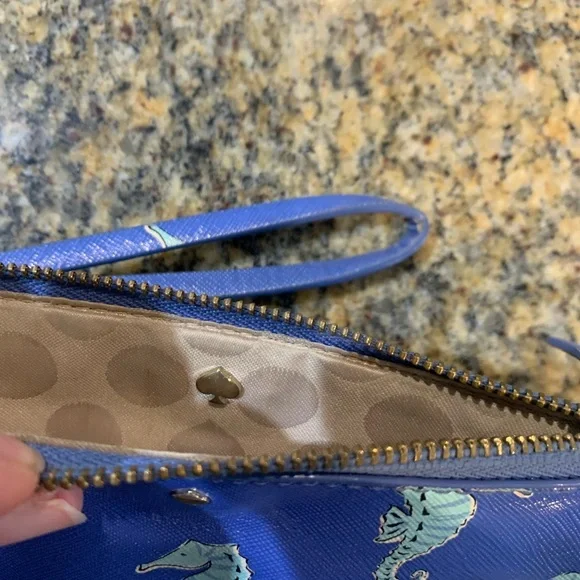 Kate Spade Seahorse Leather Wristlet - Picture 6 of 11
